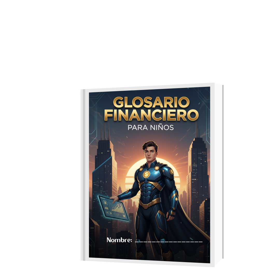 Glosario de términos financieros para niños Portada del Glosario de términos financieros para niños — EntreKlass