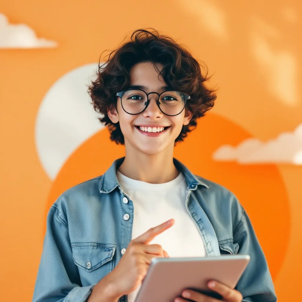 niño estudiante de entreklass academia de formación empresarial