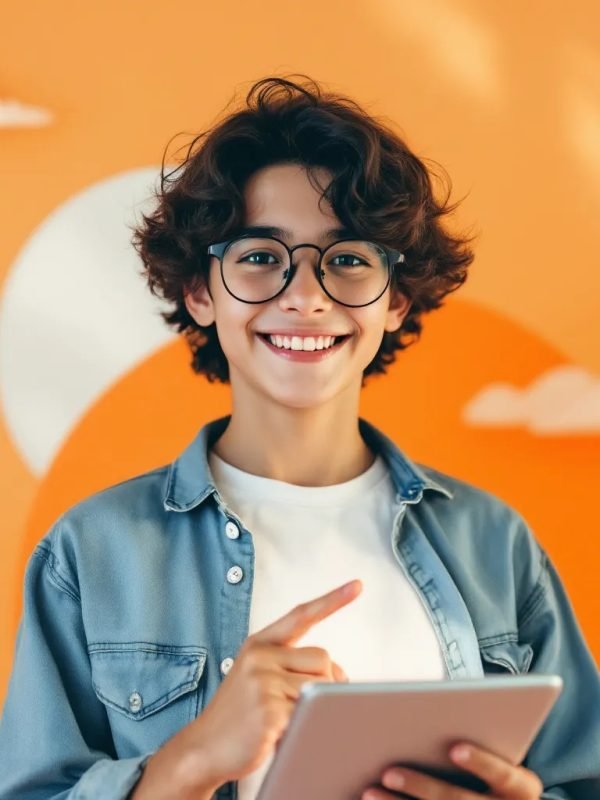 niño estudiante de entreklass academia de formación empresarial